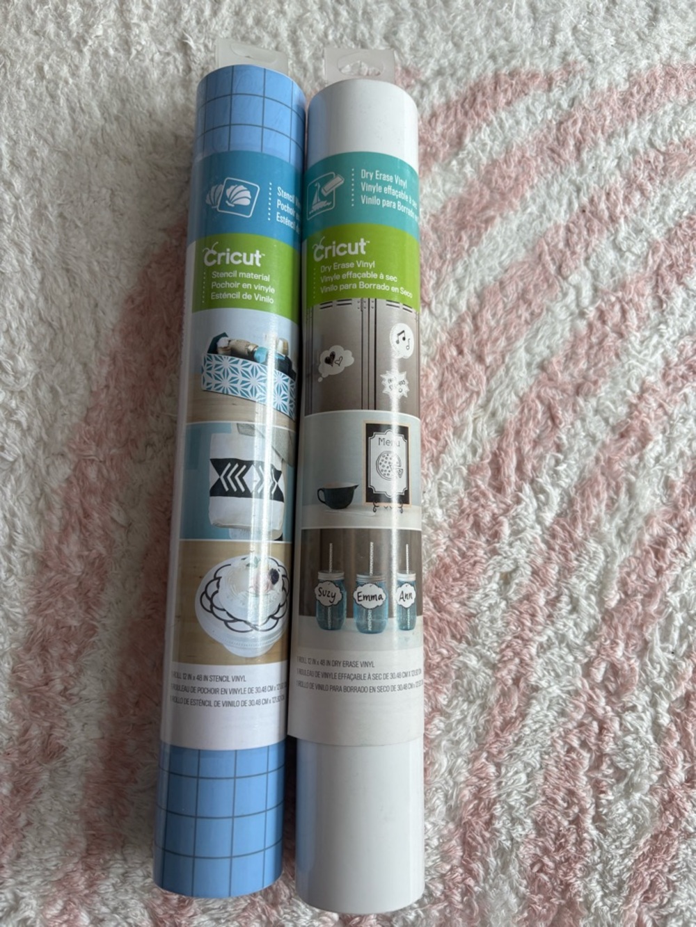Cricut Blue Vinyl Bundle - Stencil & Dry-Erase